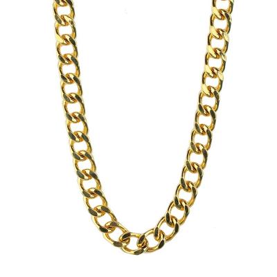 China Hip Hop Miss Jewelry Upper Charming Long Spanish Link Gold Neck Chain Designs Long for sale