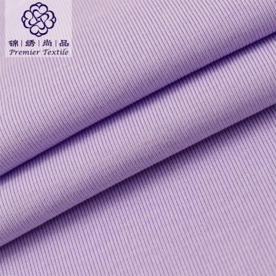 China High quality anti pill anti pill polyester rib fabric collar cotton 35% cotton 65% polyester rib fabric for arm warmers for sale