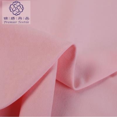 China Anti Pill Clothing Fabric 32S Combed Plain Cotton Jersey Raw Cotton Clothing Material Fabric For Making Women Dresses for sale