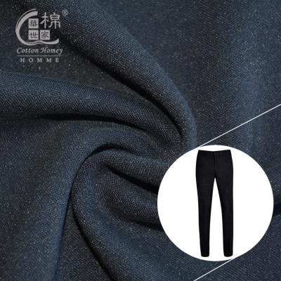 China Anti-static combed cotton spandex knit fabric stretch pants fabric remo fabric for dress woman for sale