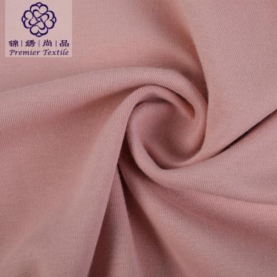 China Guangzhou factory wholesale purchase anti pill fabric baby cotton interlock knit rib cotton 92% spandex 8% interlock for sale