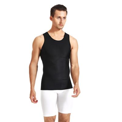 China QUICK DRY Slim Body Shaper Men's Slim Fit Blazer Pant Vest Men Tank Tops for sale