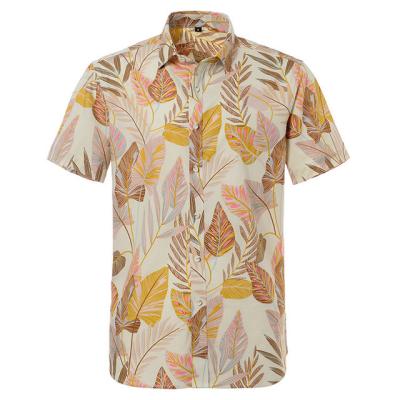 China Anti-pilling Casual Shirts Buttons Down Summer Beach T-Shirts Hawaiian Shirt for sale