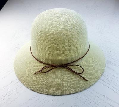 China Breathable Summer and autumn foldable European and American flat brim wide brim basin hats, for sale