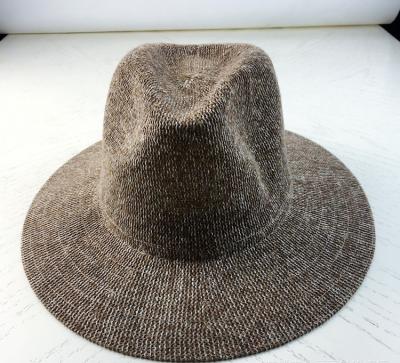 China Breathable JDD20 Fty made Spring and Autumn Fashion Mix Color Big Eave English knitting Top Hat for sale