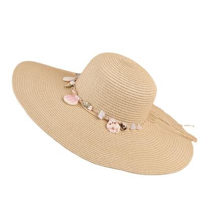 China Striped High Quality beach fashion custom sun visor summer women lady straw visor hat for sale