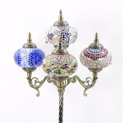 China Handwork Industrial Mosaic Turkish Unique Istanbul Floor Lamps for sale