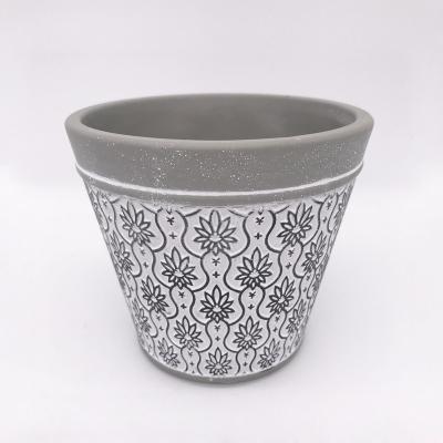 China Wholesale Modern Decorative Garden Decoration Cement Flower Pot Balcony Succulent Pots For Home Decor for sale