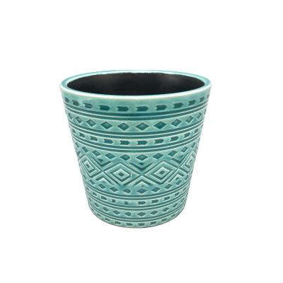 China Modern Ceramic Flower Pot Plant Garden Flower Pots Wholesale Decorative Ceramic Planters for sale