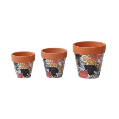 China Terracotta Pot Plant Outlet Small Indoor Garden Terracotta Plant Flower Pots Succulent Planter for sale