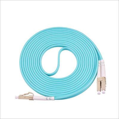 China Manufacturers Wholesale 3/5/10/15meter Duplex Multimode 9/125 LC UPC Commscope OM3 Cable 10 Gigabit Fiber Patch Tie LC UPC for sale