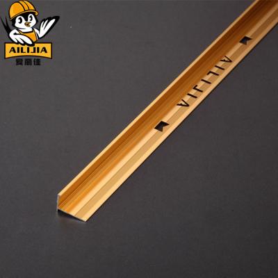 China Modern Accessory Type Aluminum Ceramic Straight Edge L Shape Finish Edge Trim Guard for sale