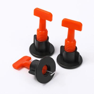 China Modern Useful Reusable 50Pcs Tile Leveling Positioning System Leveler T-lock Floor Tool for sale