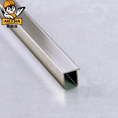 China Contemporary Aluminum Decorative Wall Trim Metal Laminate Flooring Transition Strips for sale