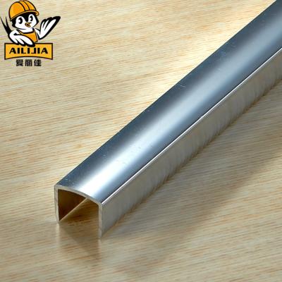 China Modern top selling aluminum floor tiles u shape trim expansion joints for sale