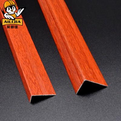 China Modern Aluminum L Shape Grain Flooring Accessories Wood Flooring Tiles Trim for sale