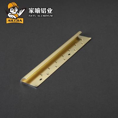 China Aluminum Flooring And Floor Decoration Edge Mat Transition Tile Trim Thin Cover Strips for sale