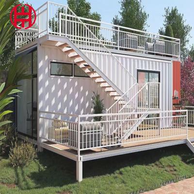 China Zontop ready modern easy assemble 40 ft story resort prefabricated  modular 20ft manufactured homes prefab house made for sale