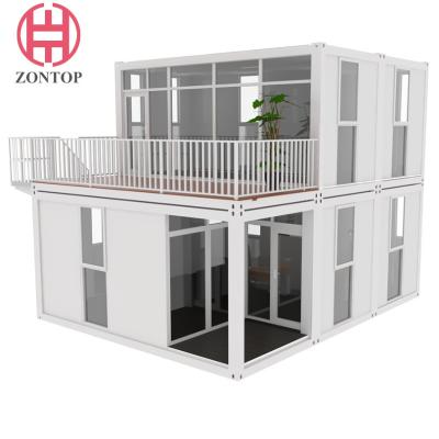 China Hogar modular de acero del envase del envase del metal moderno transportable de la casa en venta