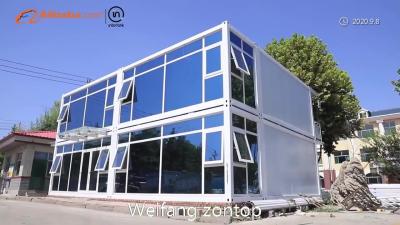 China Casa prefabricada del envase tres de Zontop de los dormitorios los 40ft los 20ft de la casa de la oficina moderna de lujo de la tienda en venta