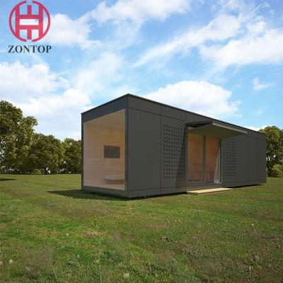 China Van het het Geprefabriceerde huisbureau van de Zontopluxe Klaar Slimme Cabine 20ft het Container Geprefabriceerde Huis van het Huizenbureau Te koop