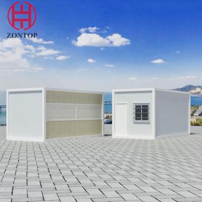 China Zontop China Factory Supply European Style House Light Steel Flat Pack  Prefab Eco House  Prefab Modular Home for sale