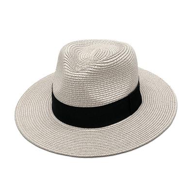 China Wholesale Customizable Paper Autumn New Jazz Cowboy Mountaineering Lafite Straw Hat for sale