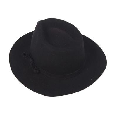 China Customizable Customizable Wholesale Handmade Wide Brim Wool Picture Formal Australian 100% Felt Hat for sale