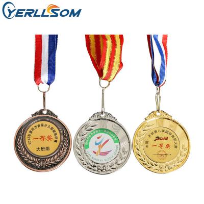 China Health Care Institute YERLLSOM Promotional Custom Logo High Quality Marathon Medal Custom Metal YK22021501 for sale