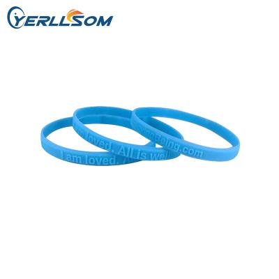 China BOHEMIA Slim Silicone Wristbands High Quality Thin Embossed Rubber Wristband With Fashion Custom Logo For Promotional Gift Y19121501 for sale