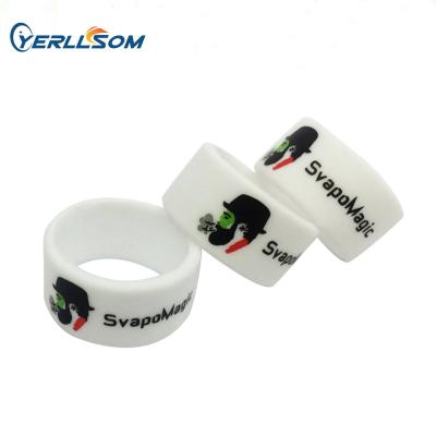 China Customized hot selling fashionable trade assurance pantone silicone rings with personal printing logo for events SR101901 for sale