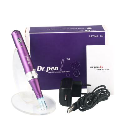 China Clinic Anti-Puffiness Dr.Pen X5 Professional Electric Painless Automatic Stamp Microneedle Micro Needle Derma Rolling Roller Pen for sale