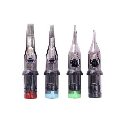 China Permanent I Tattoo Cheap Professional Permanent Makeup Set Round Shader Textured Machine Pen Cartridge Mixed Tattoo Needle for sale