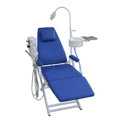 China Medical Folding Metal Equipment Supplies Folding Patient Portable Dental Chair for sale