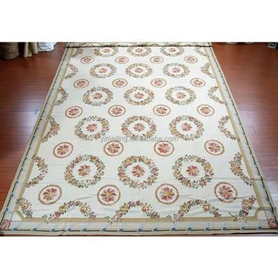 China European French Aubusson Customize Aubusson Rug Large Oversized 10ft x 19ft for sale