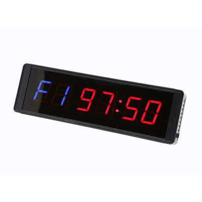 China Dropshipping Fitness Gym Timer 1.5 Inch 6 Digit Led Interval Training Tabata FGB Gym Timer for sale