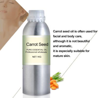 China Skin Revitalizer Essential Pure Natural Organic Carrot Seed Oil 100% Cold Pressed Carrot Seed Oil For Hair Skin Care Face Body Massage Cosmetic for sale