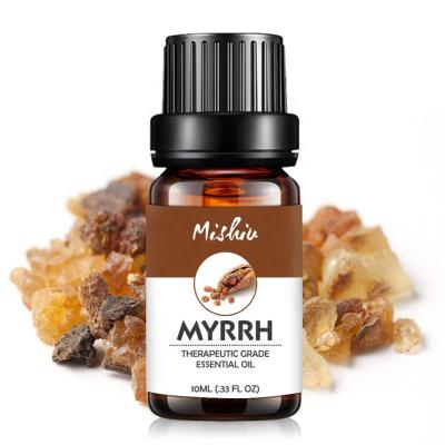 China Skin Revitalizer Therapertic Grade 100% Pure Natural Organic Myrrh Essential Oil For Aromatherapy Diffuser Relieve Stress Skin Care Massage Oil for sale