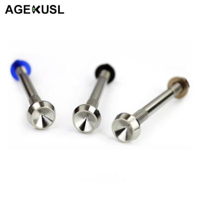 China AGEKUSL Titanium Bicycle Screws Use For Brompton Folding Bike Titanium Bike Rear Shocks Kit Durable Bolts And Nuts for sale