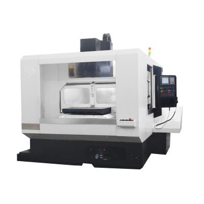 China Factory High Accuracy Pallet Switch Machining Center CNC Double Vertical Worktable VMC for sale