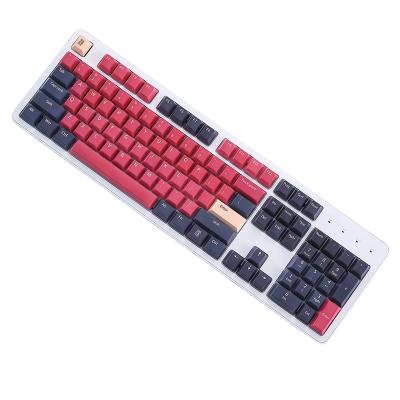 China OEM Mechanical Size Backlit Dual Pulled 60/71/87/104 Keycaps PBT Keycaps For Mechanical Gradient Ramp Keyboard Colorful Keycaps for sale