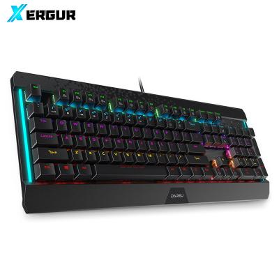 China XERGUR Plug & Play Gaming Keyboard , 104 Keys Wired Keyboards For Custom Gamer Keyboard for sale