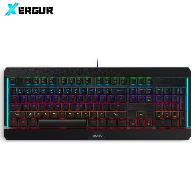 China XERGUR RGB Plug and Play Mechanical Gaming Keyboard, Wired Mini USB Keyboards for Gamer PCB Keyboard for sale