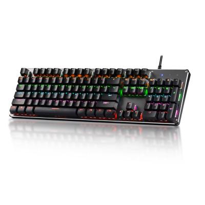 China XERGUR LED Backlight Mechanical Gaming High Quality Mechanical Keyboard with 104 Keys for PC Notebook for sale