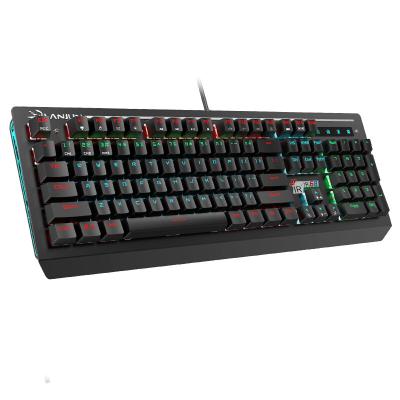 China XERGUR 104 Keys Mechanical Gaming Keyboard LED Programmable Gaming Keyboard for sale