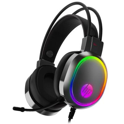 China 2022 Newest Headband Gaming Headset, Wired RGB Light Earphone For Computer, Laptop With MIC For Gamer for sale