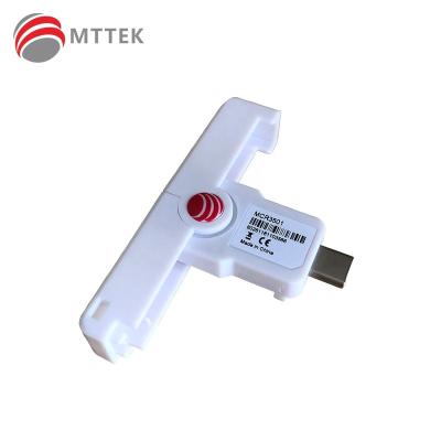 China MCR3501C SmartFold Tiny Mobile Touch Smart Card Reader with USB Type C interface, for Touch ISO7816 ID-1 Cards for sale