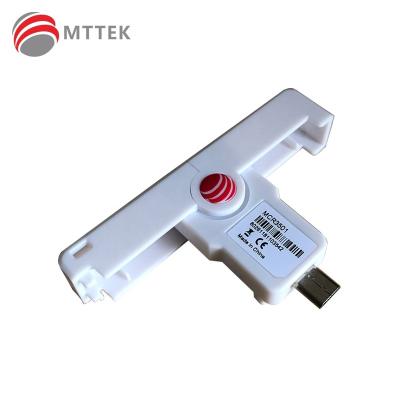 China MCR3501B ISO 7816 Mini Touch Smart Card Reader With Micro USB Identiv SCM Microsystems Solution ID-1 for sale