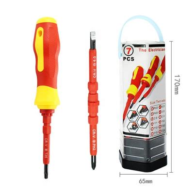 China Household Repair PARON Electronic Insulated Screwdriver Set Slotted Screwdriver Hand Tools Accessory Durable Set for sale