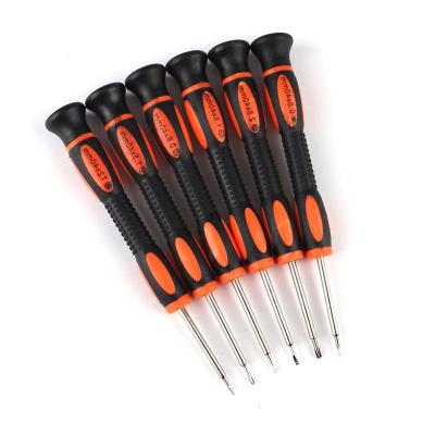 China Household Repair Tool PARON Multifunctional 6PCS Household Screwdriver Set Box CRV Ratchet Tool Kit Screwdriver Set for sale